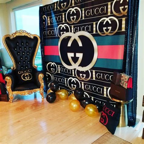 gucci party decor|gucci party decorating ideas.